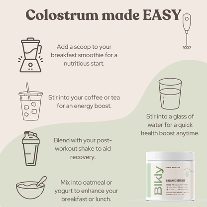 Balance Defense Colostrum Powder