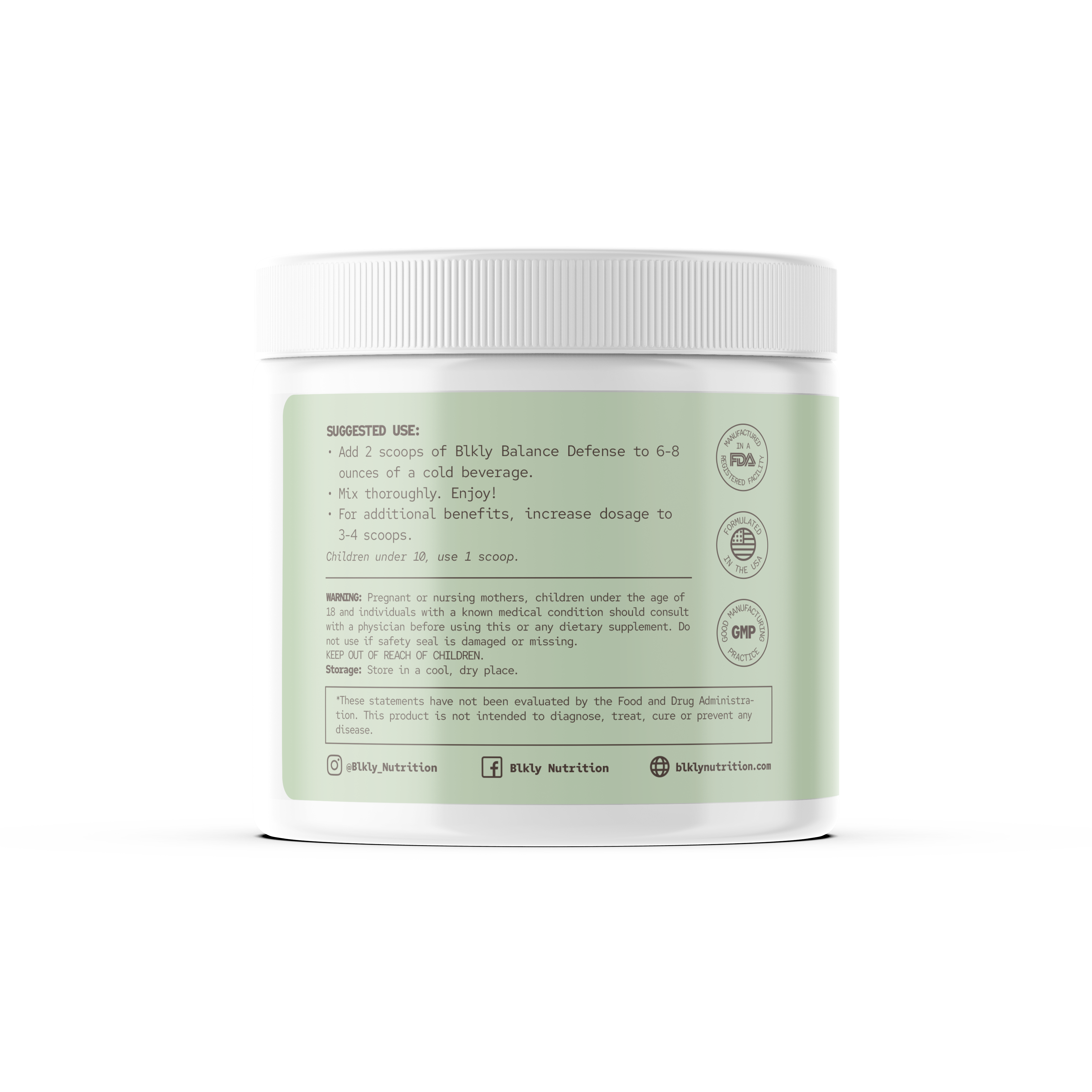 Balance Defense Colostrum Powder