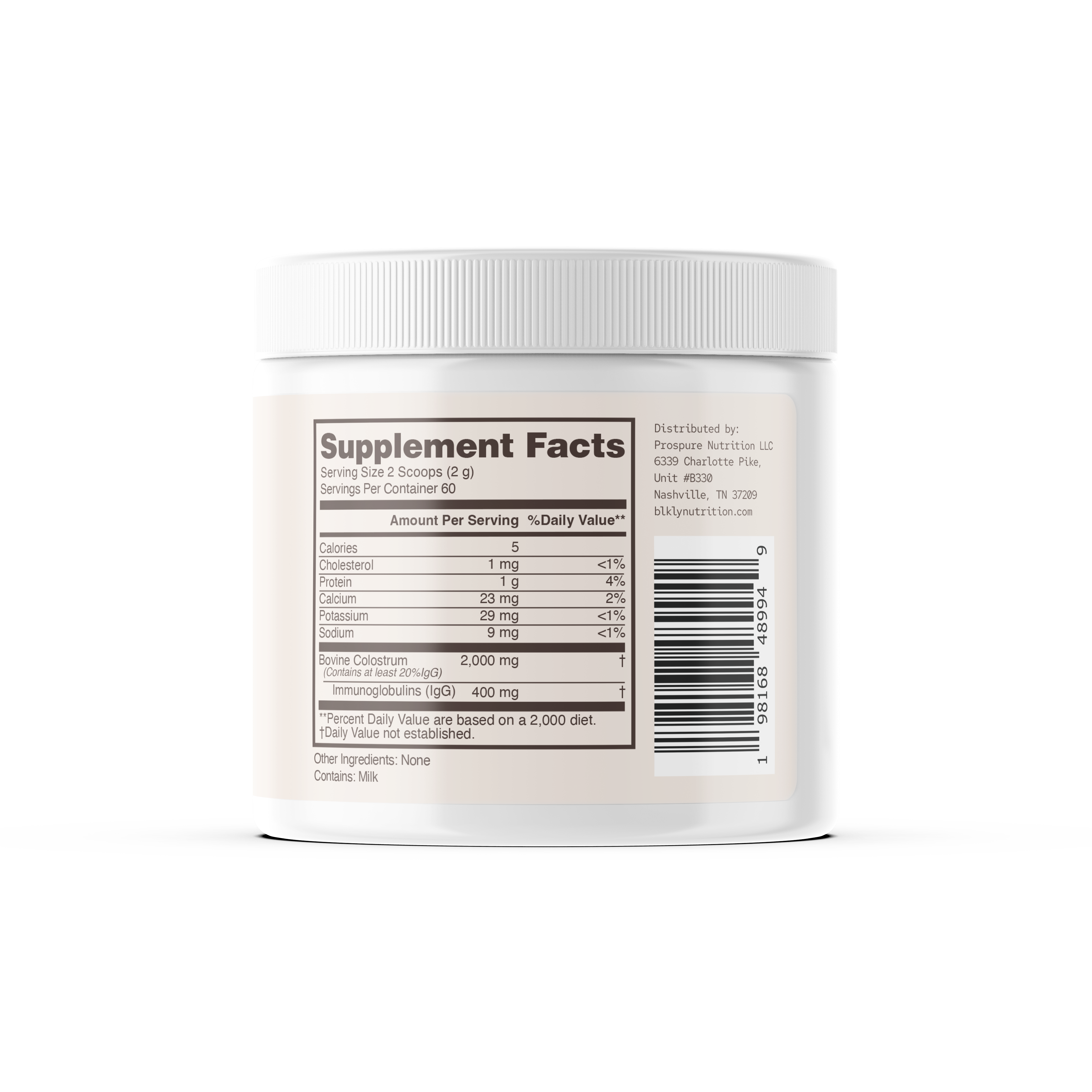 Balance Defense Colostrum Powder